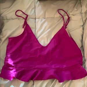 Kortni Jeane Swim crop top